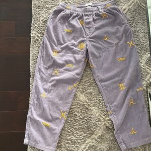 Urban Outfitters Corduroy Zodiac Sign Pants
